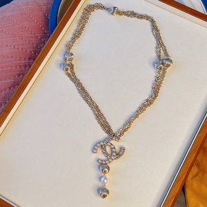 Chanel large charm necklace